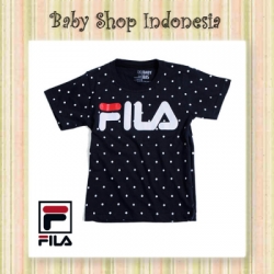 kaos fila hitam  large
